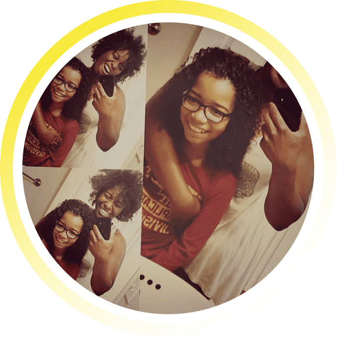 Adia Moreno with son